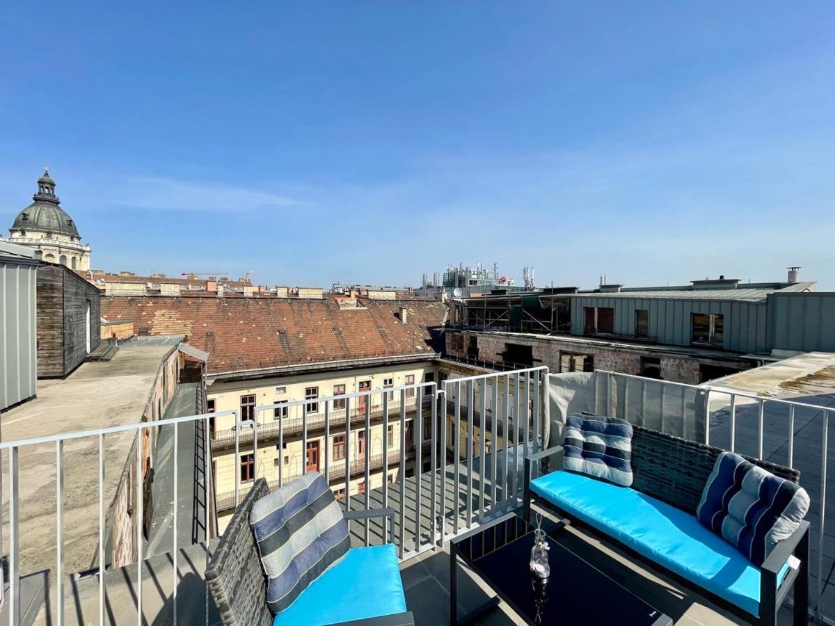Penthouse W Private Rooftop And Free Parking Budapeşte Dış mekan fotoğraf